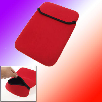 Neoprene Sleeve Tablet, ebook Reader, GPS etc. 7 inch Red