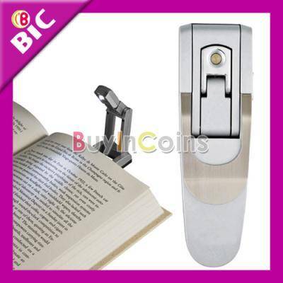 LED Clip On Adjustable Book Reading Light