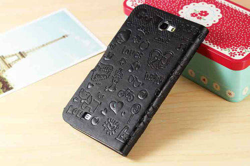 Crazy Auction Luxury Purse Wallet Type Leatherette  Case Cover Fr Samsung Galaxy Note II N7100 Black