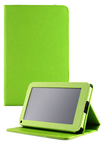 Leatherette Sleeve for ebook, kindle fire, 7 inch tablet - green