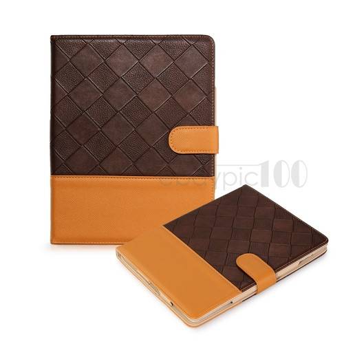 Cover for ipad ,2,3 and 4 Brown in Faux Leather