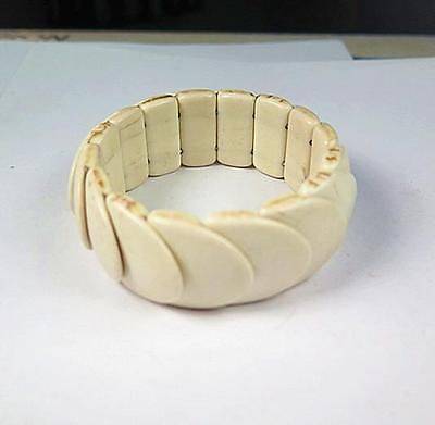 White Turkish Turqouise Bracelet 7.5''