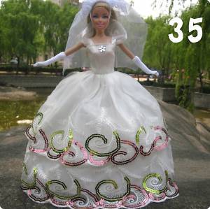 Barbie Fashion House -  Clothes, Handmade, Wedding Dress