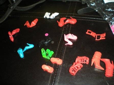 Barbie Fashion House, Barbie Shoes, 12 pairs