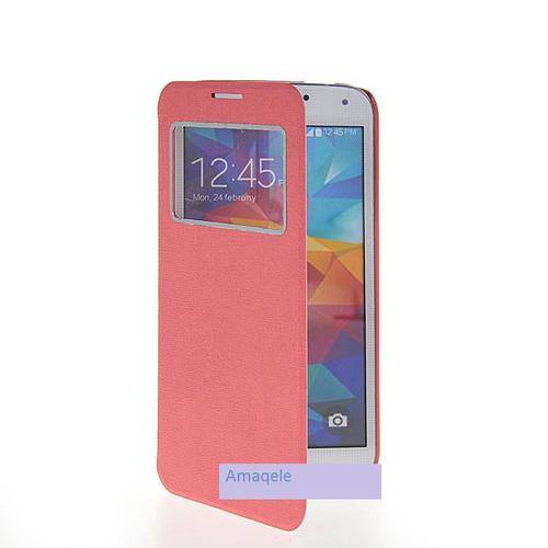 MOONCASE Ultra Slim Leather Side Flip Pouch Case Cover For Samsung Galaxy S5 S V G900