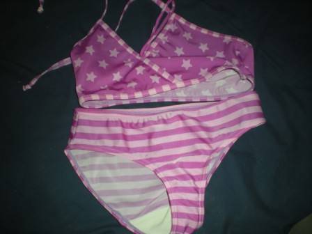 Brand NEW Swim Costume Purple from Woolworth -  secondhand - Size 8 - 9 years