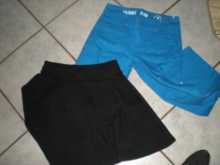 Secondhand Clothing - Jeans and Skirt Size 8 / Small