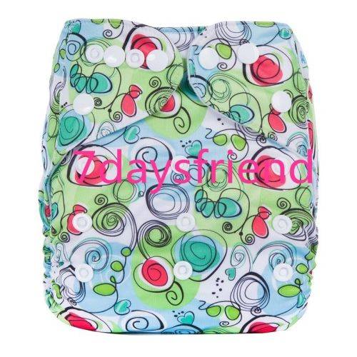 Nappy reusable cloth Nappy  - Flowers