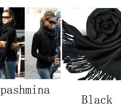 Lovely Pashmina Scarf, Black