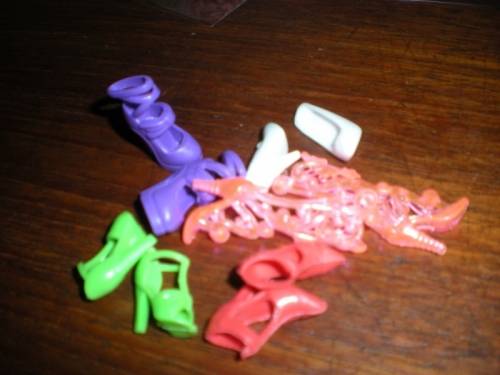 Barbie Fashion House, Barbie Shoes  6 pairs