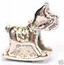 Tibetan Silver Bead Rocking Horse