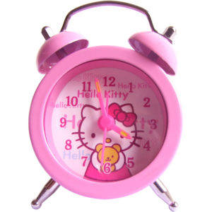 Hello Kitty, Small Alarm Clock Pink