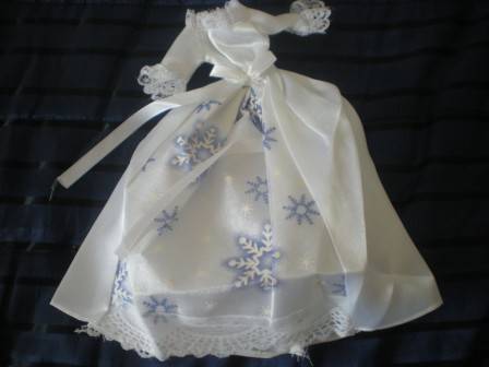 Barbie Clothes, Handmade, White Princess Dress