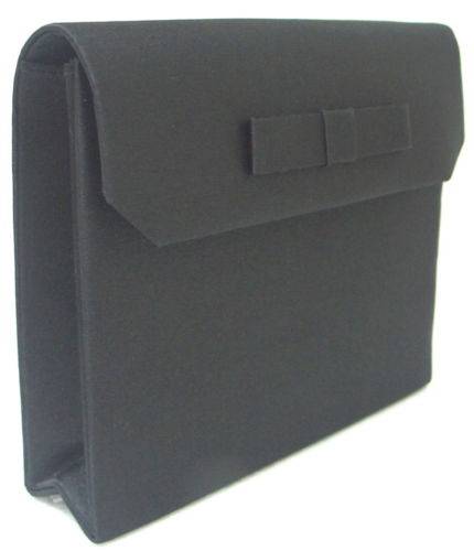 Black, Satin Evening Bag