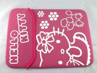 Hello Kitty, Pink Reversible Laptop Sleeve, fits laptops 12 inch