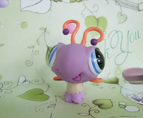 Littlest Pet Shop, Butterfly Petriplet Purple Baby Butterfly
