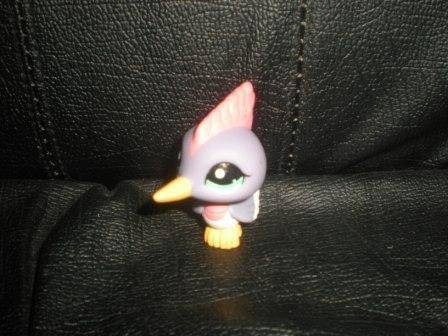 Littlest Pet Shop, Bird - Purple woodpecker