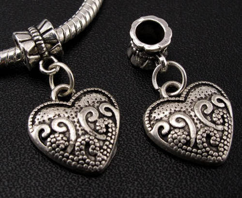 Bead,Dangling Bead, Heart