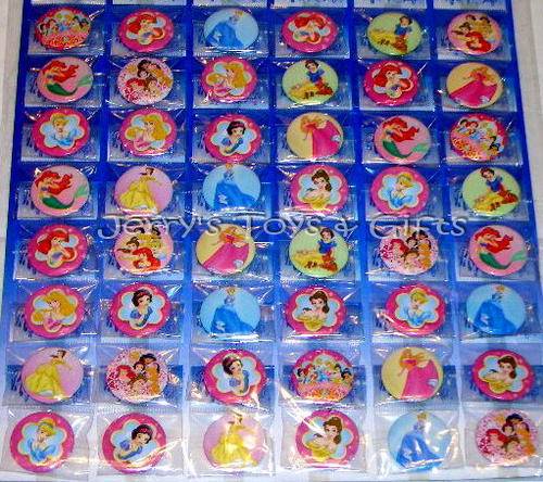 Disney Princess Badges, perfect as Party Treat
