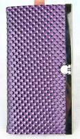 Lovely Ladies Purse, Clutch Wallet - Purple Weaved