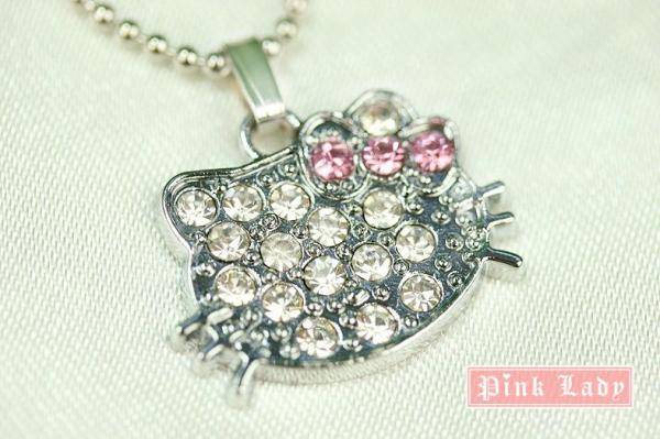 Hello Kitty Necklace - Crystals