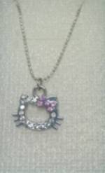 Hello Kitty Necklace - Crystals