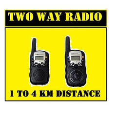TWO WAY RADIO 1 TO 4 KM DISTANCE