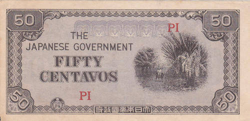 Fantastic!World War 2 Japanese invasion notes Philippines/Thailand 1942  - 50 CENTAVOS. Bid Per Note