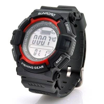 Digital Fishing Barometer Watch - Altimeter, Thermometer