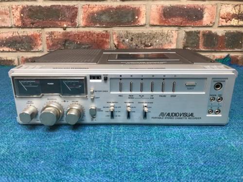 PHILIPS Stereo Portable AV AUDIO VISUAL D6920 Kassetten-Recorder  in very good condition