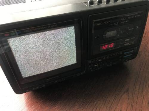 INTERVISION TV RADIO CASSETTE COMBI,  VINTAGE COLLECTORS ITEM