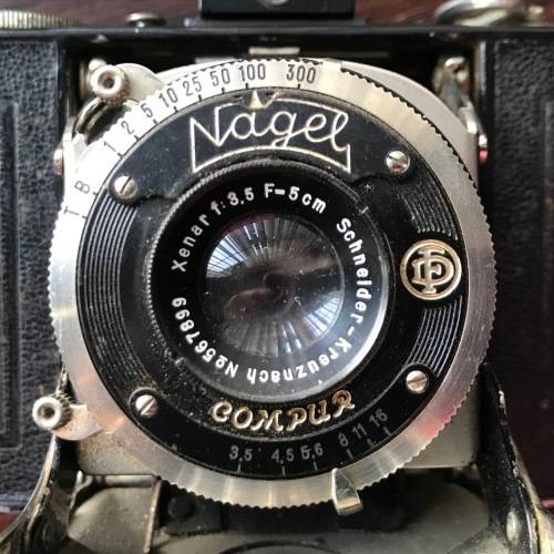 Nagel vollenda with Schneider Kreuznach xenar 3.5 / 5cm, compur,  COLLECTORS ITEM