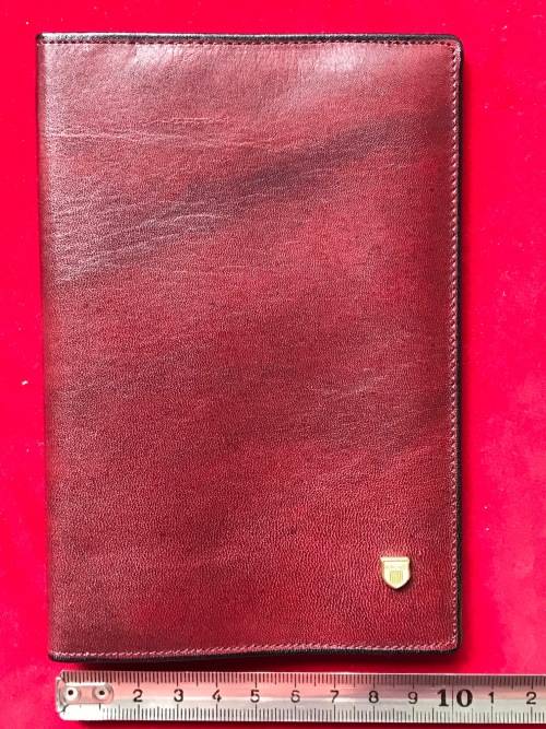 Leplat Leather calender cover - case bordeaux Lot 2