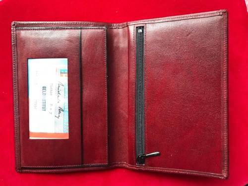 Leplat Leather calender cover - case bordeaux Lot 2