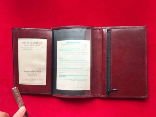 Leplat Leather calender cover - case bordeaux Lot 2