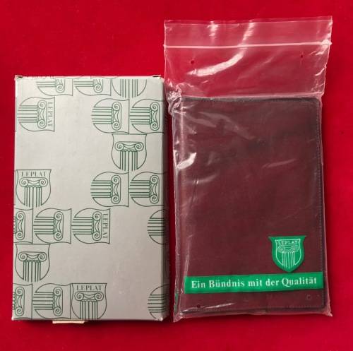 Leplat Leather calender cover - case bordeaux Lot 2