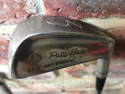 Wilson Clubs 3 + 7 + pitching wedge, Patty Berg, Cup Defender, vintage, collectors item