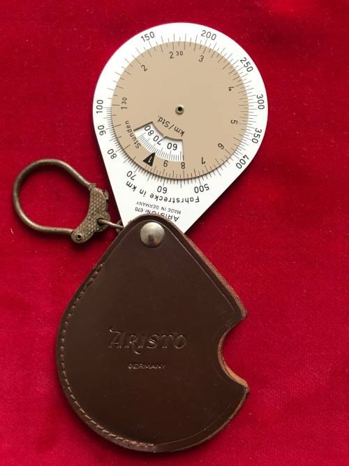 Aristo Germany Nr. 670 , Made in Germany, Fahrstrecke in km, vintage,very rare, collectors item