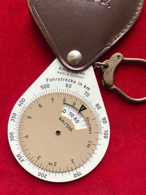 Aristo Germany Nr. 670 , Made in Germany, Fahrstrecke in km, vintage,very rare, collectors item