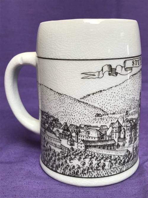 Vintage Beer Mug Stutgard, Made in Germany,