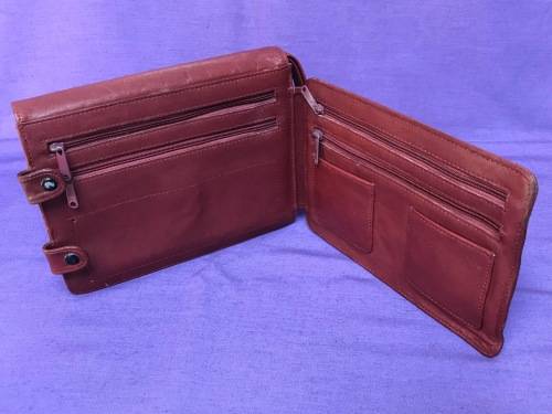 Canon leather hand case / purse , vintage, collectors item