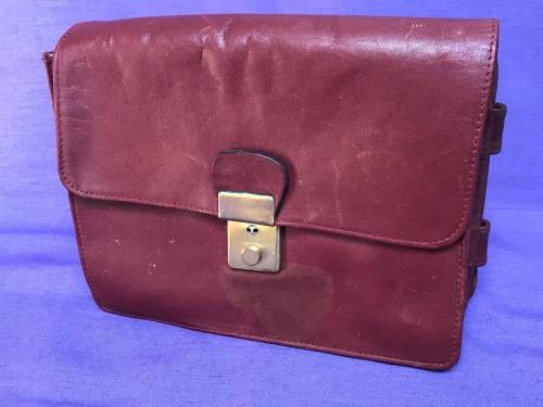 Canon leather hand case / purse , vintage, collectors item