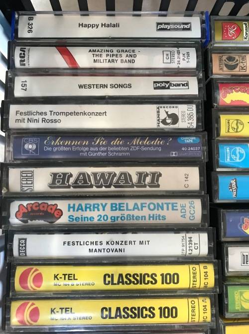 Vintage music tapes 96 tapes , collectors item, mixed music ,tape