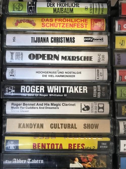 Vintage music tapes 96 tapes , collectors item, mixed music ,tape