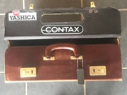 Pilot Leather Case , travel bag, vintage, from the 70s/80s Germany, size approx:18cm x 31cm x 45cm