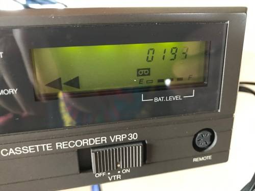 Bauer VHS Tape Cassette Recorder / Player, portable , VRP 30 , rare, in working condition