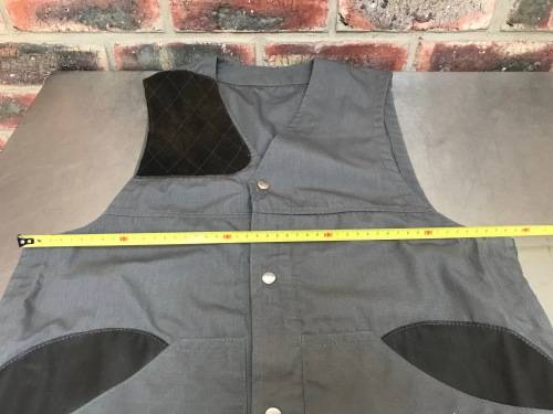 Shotgun Shooting vest , size 38 , grey, green, vintage,