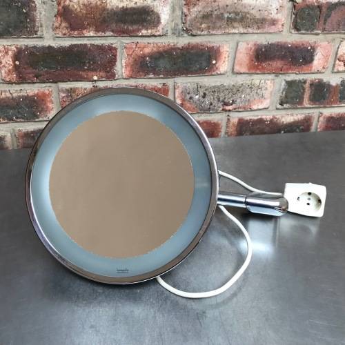 Hansgrohe Comtess de luxe illuminated mirror mixage, shaving and cosmetic mirror, Made in Germany