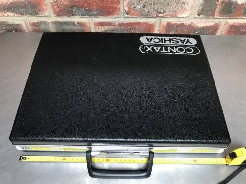 Vintage Samsonite Classic Black Hard Shell Slim Brief Case with Combo Lock, from 70/80ties Germany