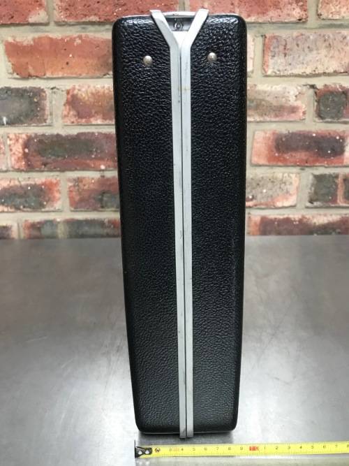 Vintage Samsonite Classic Black Hard Shell Slim Brief Case with Combo Lock, from 70/80ties Germany